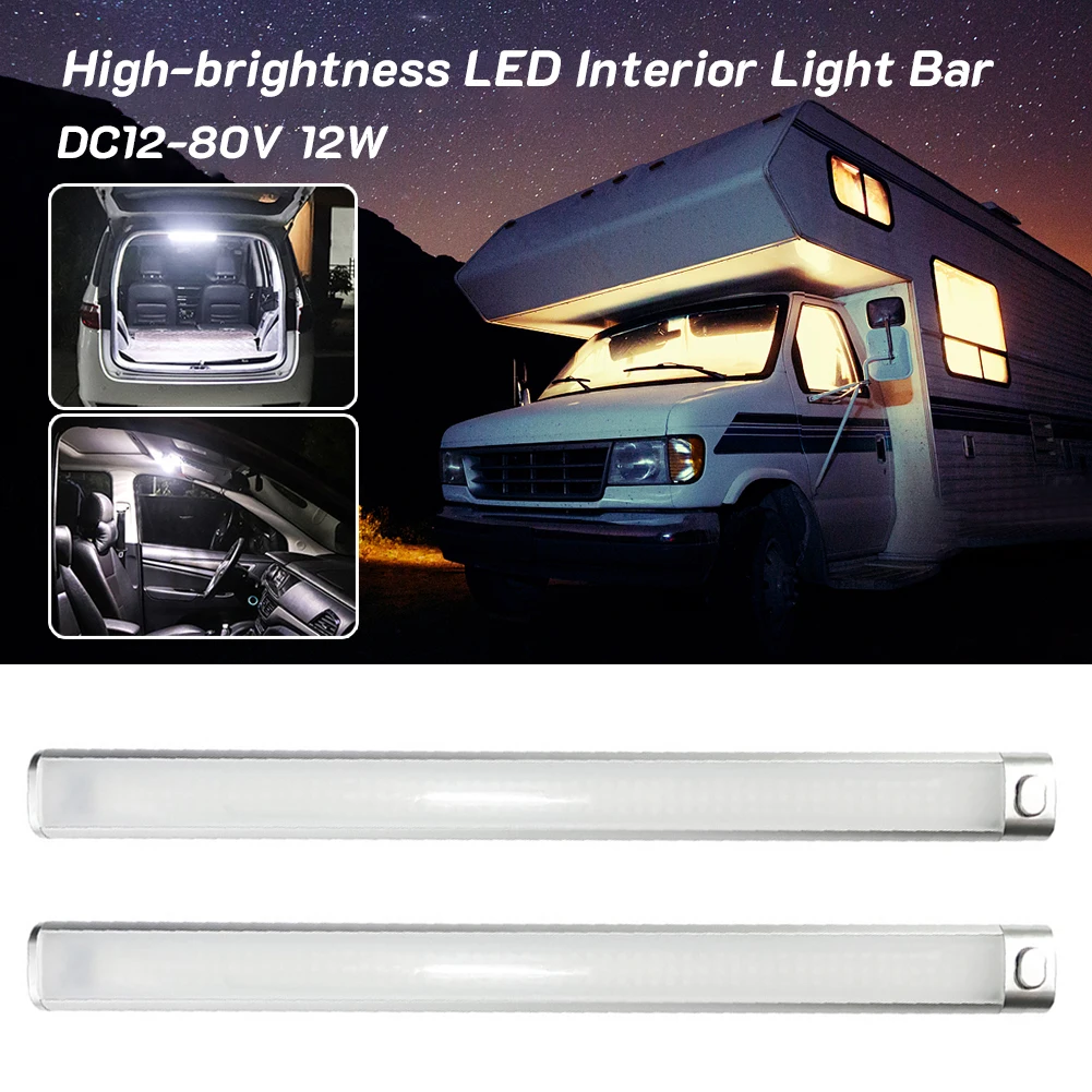 168LED 12V-80V Car Interior Light Auto Accessories Reading Lamp Strip Bar For BMW VW Tesla Caravans Trunk Caravan Camping RV
168LED 12V-80V Car Interior Light Auto Accessories Reading Lamp Strip Bar For BMW VW Tesla Caravans Trunk Caravan Camping RV