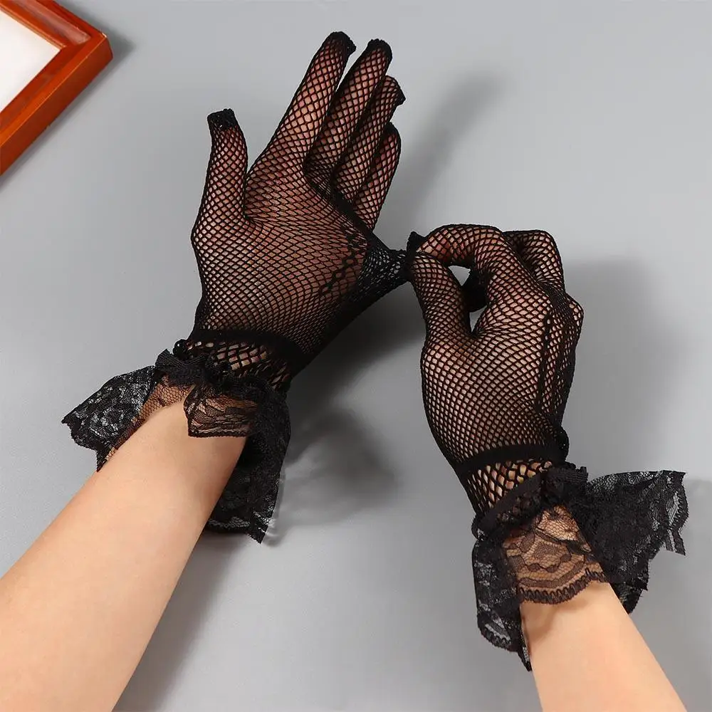Korean Retro Women Mesh Sun Protection Elasticity Wedding gloves Hand Sleeve Lace Mittens Flower
Korean Retro Women Mesh Sun Protection Elasticity Wedding gloves Hand Sleeve Lace Mittens Flower