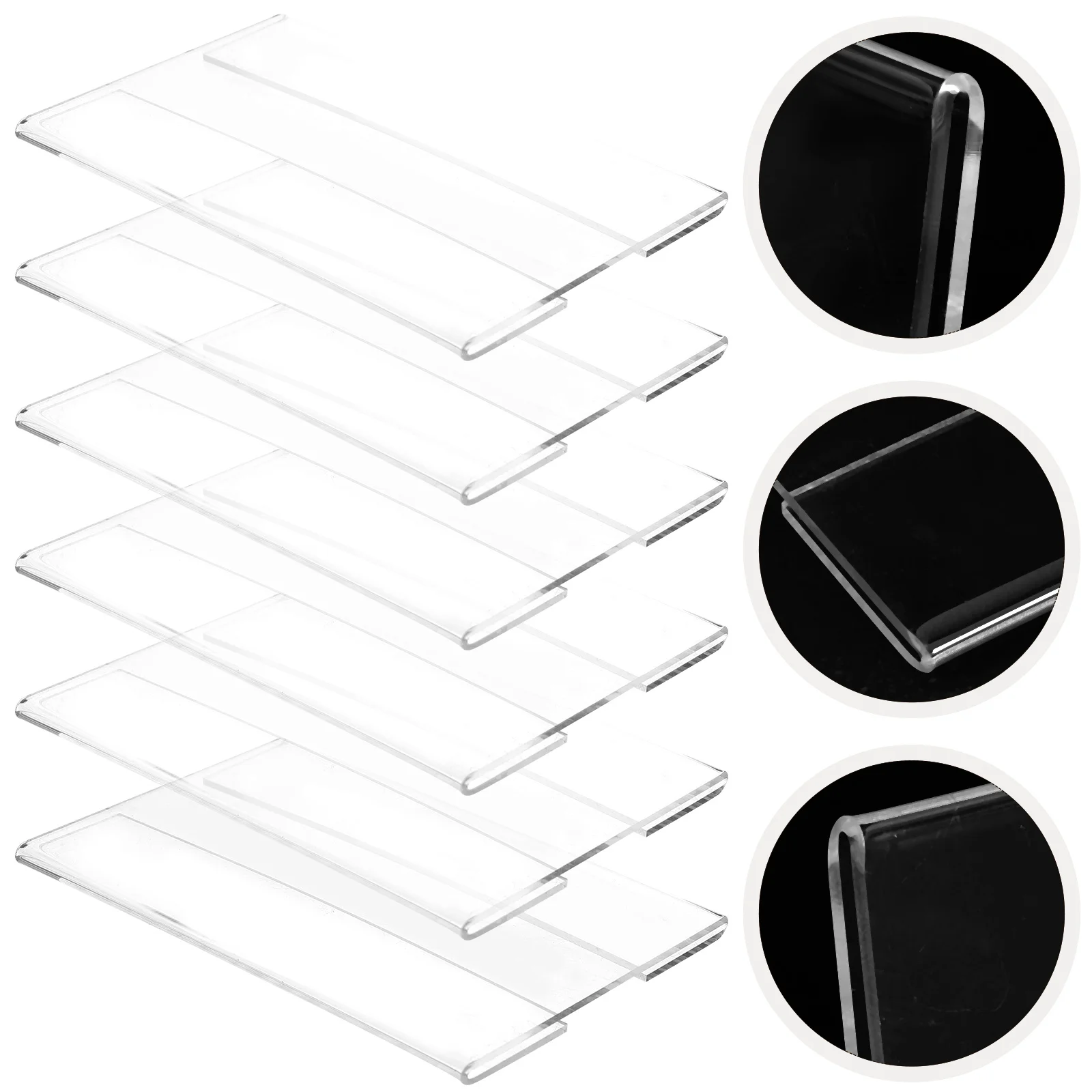 6Pcs Price Display Holder Price Tag Holders Board Price Tag Stands Label Holders for Supermarket
6Pcs Price Display Holder Price Tag Holders Board Price Tag Stands Label Holders for Supermarket