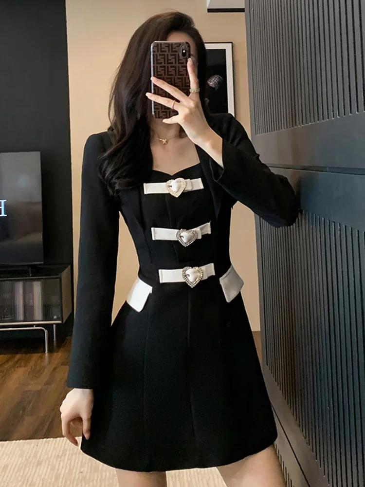 French Fragrance Slim Fit Black Dress Women's Autumn 2023 New Style Design Feel Versatile Skirt
French Fragrance Slim Fit Black Dress Women's Autumn 2023 New Style Design Feel Versatile Skirt