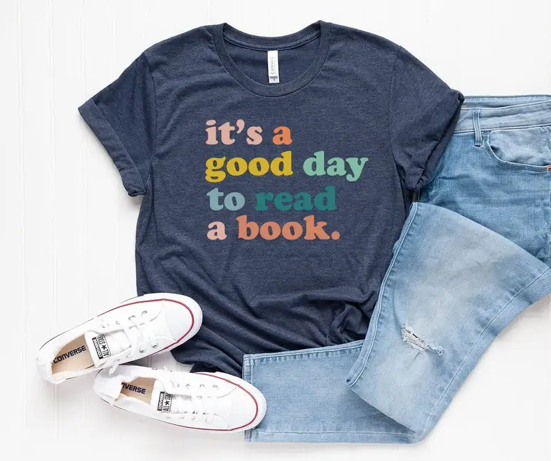 Read Bookworm Teacher Bookish shirt It is a good day to read book O Neck Casual Short Sleeve Top Tees Streetwear 100%cotton
Read Bookworm Teacher Bookish shirt It is a good day to read book O Neck Casual Short Sleeve Top Tees Streetwear 100%cotton