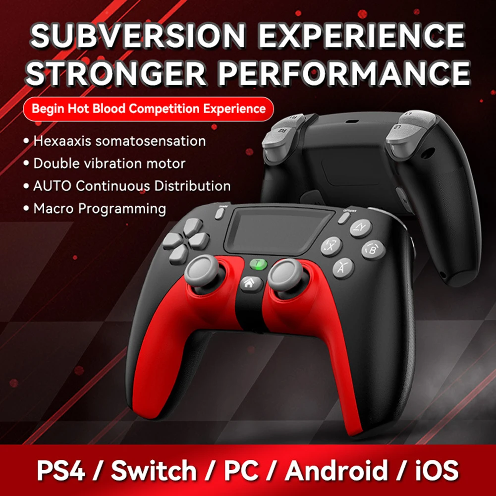 Fashion Gamepad With Adjustables Vibration Large Battery Life Controller Gift For Children's Day
Fashion Gamepad With Adjustables Vibration Large Battery Life Controller Gift For Children's Day