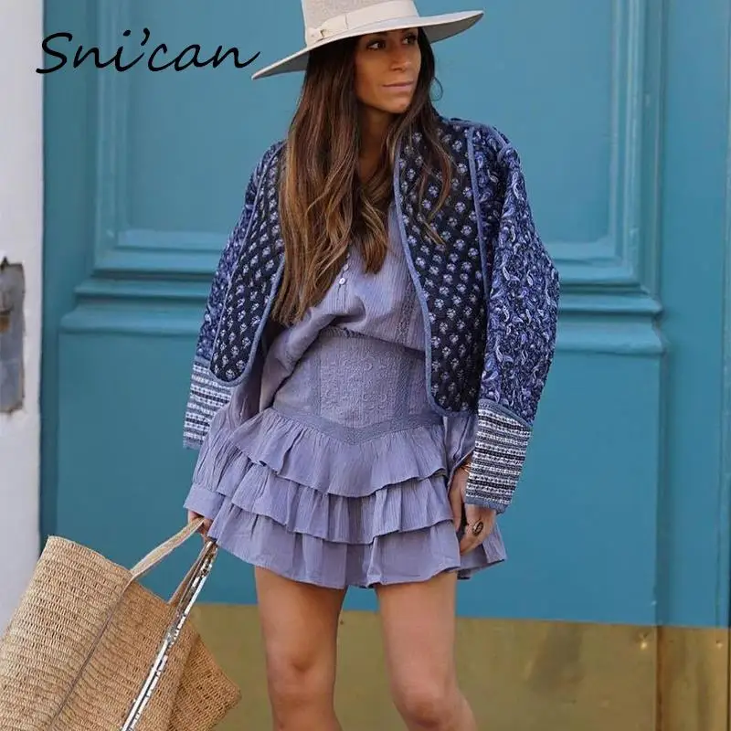 Reversible Blue Pink Floral Jacket Coat Women Fashion Warm Winter Open Stitch Ladies Blazer Mujer Loose Ovesize Outwear Snican
Reversible Blue Pink Floral Jacket Coat Women Fashion Warm Winter Open Stitch Ladies Blazer Mujer Loose Ovesize Outwear Snican