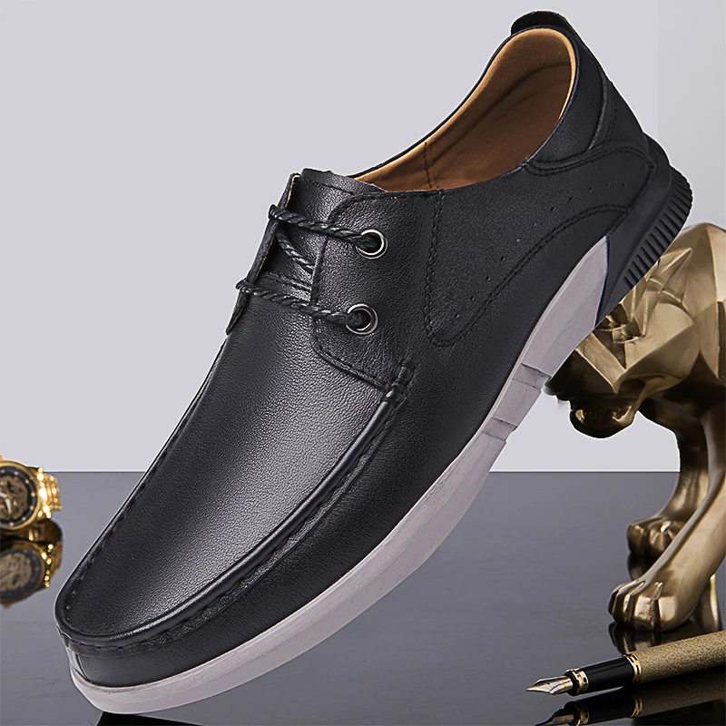 Men's shoes lace up Luxury Brand Shoes Casual White Sneakers Summer Shoes Man fashion Comfortable cow Leather Flat Shoes men
Men's shoes lace up Luxury Brand Shoes Casual White Sneakers Summer Shoes Man fashion Comfortable cow Leather Flat Shoes men