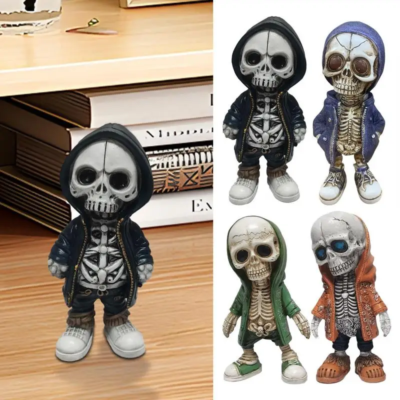 Resin Cool Skeleton Figures Halloween Skeleton Figurine Skull Horrible Ornaments Car Instrument Panel Desk Decoration for party
Resin Cool Skeleton Figures Halloween Skeleton Figurine Skull Horrible Ornaments Car Instrument Panel Desk Decoration for party
