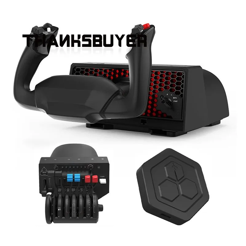 Flight Controller Alpha Flight Control XPC Joystick + Throttle Quadrant + Hub for Honeycomb XBOX
Flight Controller Alpha Flight Control XPC Joystick + Throttle Quadrant + Hub for Honeycomb XBOX