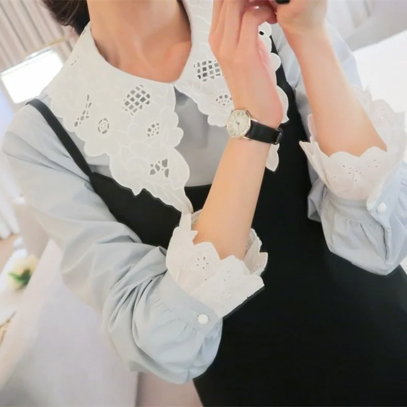 Korean shirts women Fake Collar Decoration Fake Collar Doll Collar White Embroidery Fake Collar
Korean shirts women Fake Collar Decoration Fake Collar Doll Collar White Embroidery Fake Collar