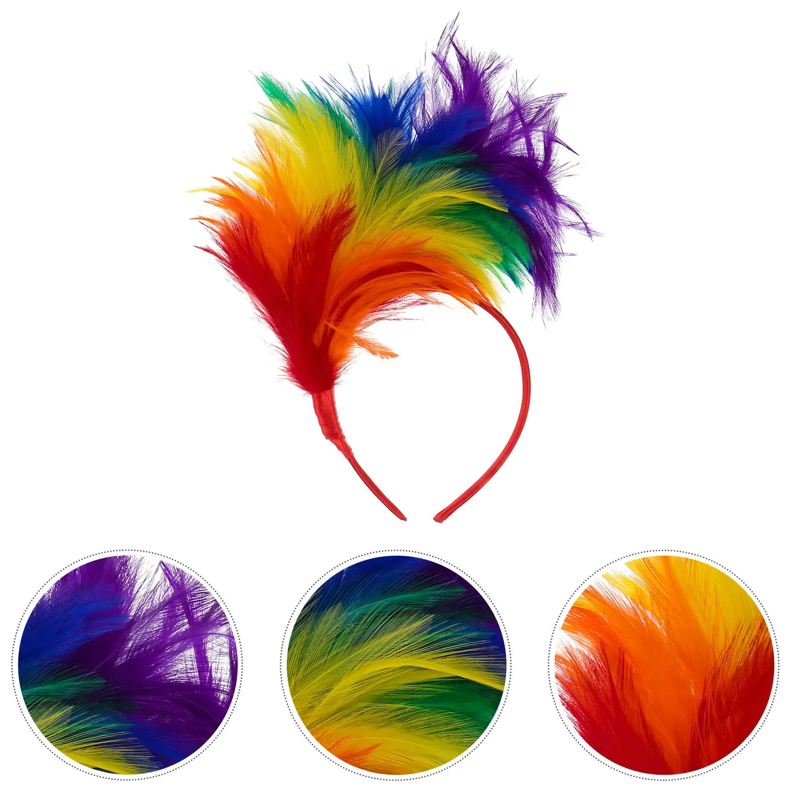 Feather Fascinator Headband Women Headpiece Wedding Headwear Party Headdress Hair Decor Accessory Wedding Headwear (Colorful)
Feather Fascinator Headband Women Headpiece Wedding Headwear Party Headdress Hair Decor Accessory Wedding Headwear (Colorful)