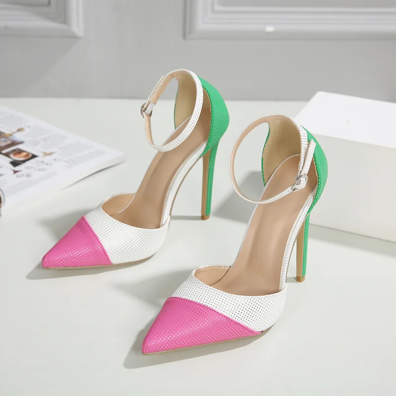 New Summer Women's High Heels, Color Matching Hollow Pointed Toe Stiletto Heels, Banquet Shoes, Casual Shoes
New Summer Women's High Heels, Color Matching Hollow Pointed Toe Stiletto Heels, Banquet Shoes, Casual Shoes