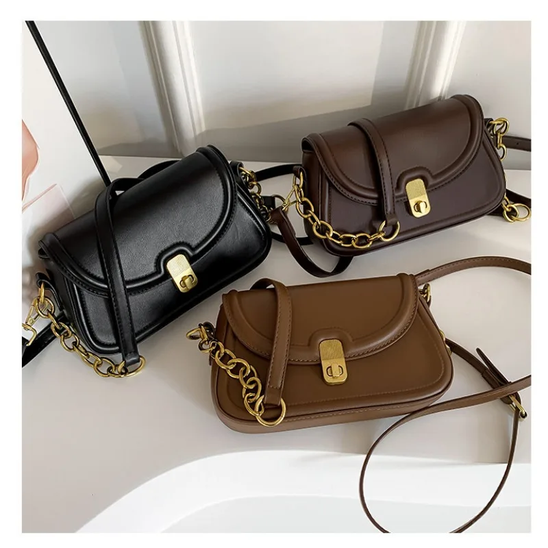 

Miracle Kira High Quality Retro Women's Bag 2023 New Popular Versatile Crossbody Bags Single Shoulder Underarm Small Square Bags