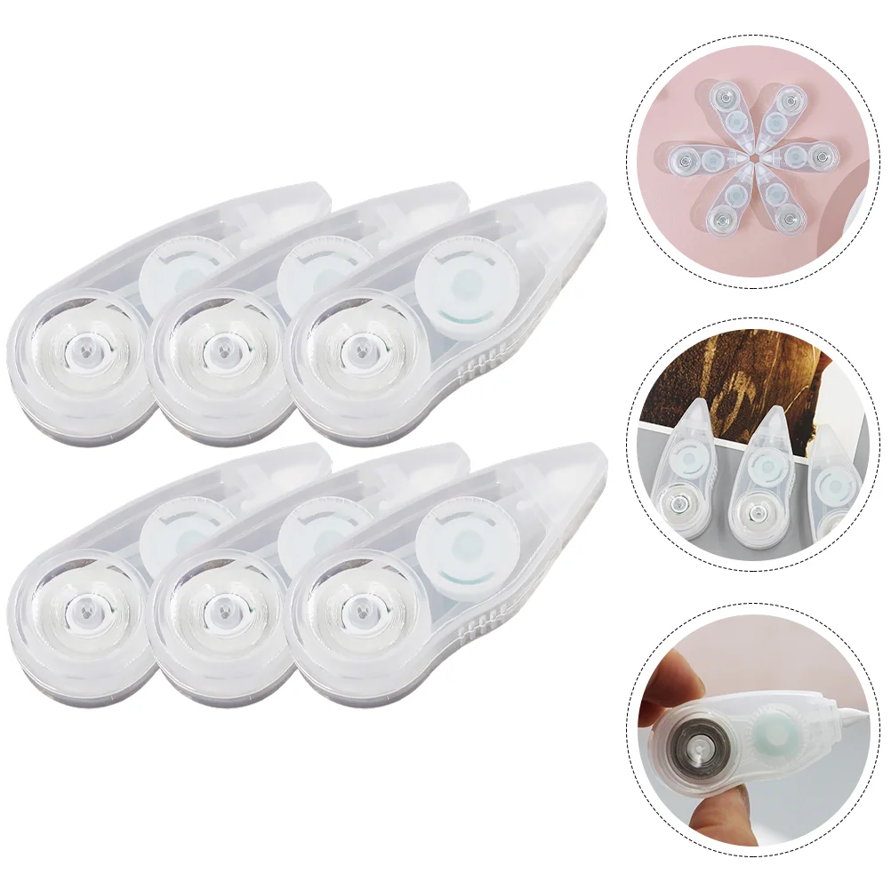 6 Pcs Correction Tape Portable Correcting Adhesive Tapes Magnetic Resin Student Use
6 Pcs Correction Tape Portable Correcting Adhesive Tapes Magnetic Resin Student Use