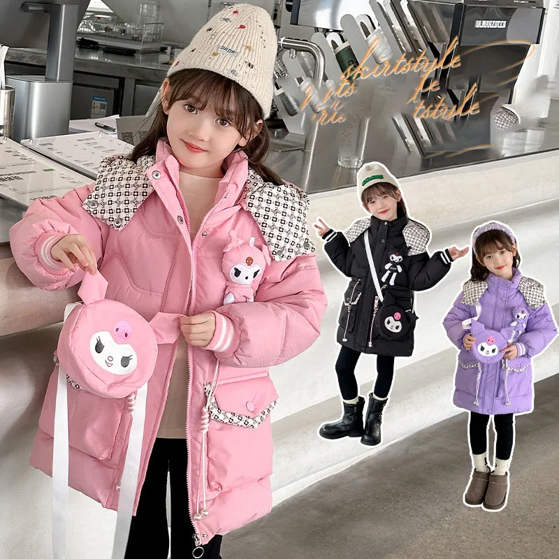 New Kawaii Thickened Padded Jacket Cartoon Anime Kuromi Student Winter Warmth Cotton Coat Girls Windproof Plush Tops Send Bag
New Kawaii Thickened Padded Jacket Cartoon Anime Kuromi Student Winter Warmth Cotton Coat Girls Windproof Plush Tops Send Bag