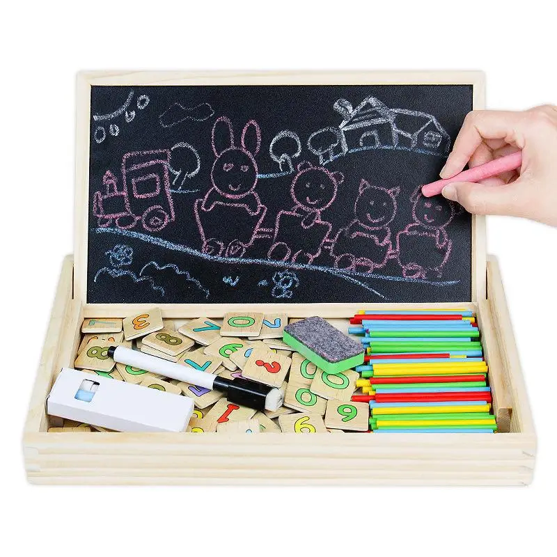 Kids Wooden Montessori Counting Sticks Toys Digital Operation Box Educational Blocks Black And White Board Drawing Children Toy
Kids Wooden Montessori Counting Sticks Toys Digital Operation Box Educational Blocks Black And White Board Drawing Children Toy