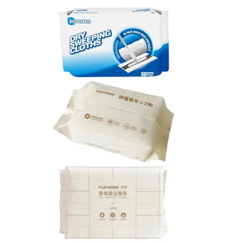 Dry Mop Wipes Dust Removal Paper Multifunctional 30pcs Replacement Dry Cloth Electrostatic Dust Wipes HouseholdCleaning Supplies 
Dry Mop Wipes Dust Removal Paper Multifunctional 30pcs Replacement Dry Cloth Electrostatic Dust Wipes HouseholdCleaning Supplies