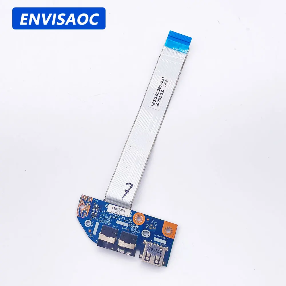 Для ноутбука ASUS A45V K45V K45VD K45VJ K45VM A85V R400 R400V USB аудио разъем для наушников плата QCL40
Для ноутбука ASUS A45V K45V K45VD K45VJ K45VM A85V R400 R400V USB аудио разъем для наушников плата QCL40