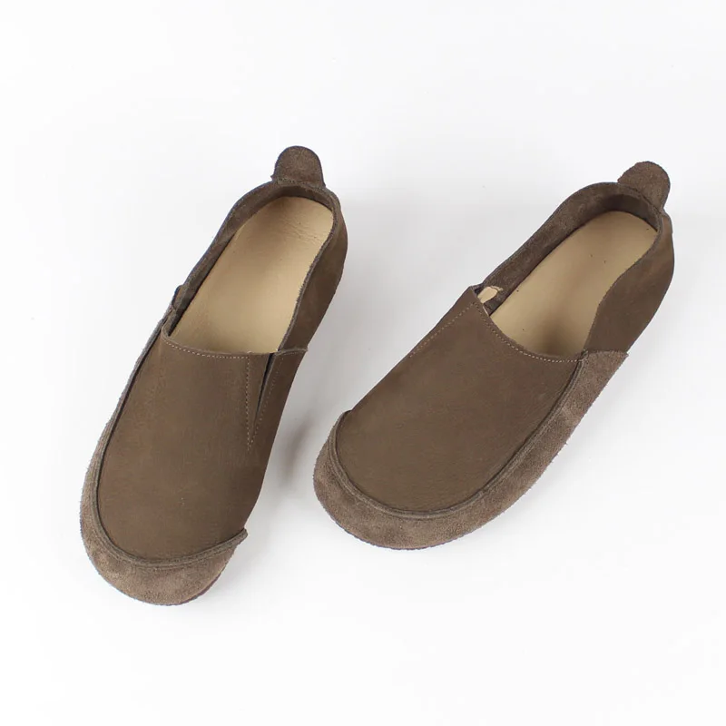 Vintage Handmade Cowhide Women's Shoes Real Leather Flat Shoes Slip-on Shoe National Style
Vintage Handmade Cowhide Women's Shoes Real Leather Flat Shoes Slip-on Shoe National Style
