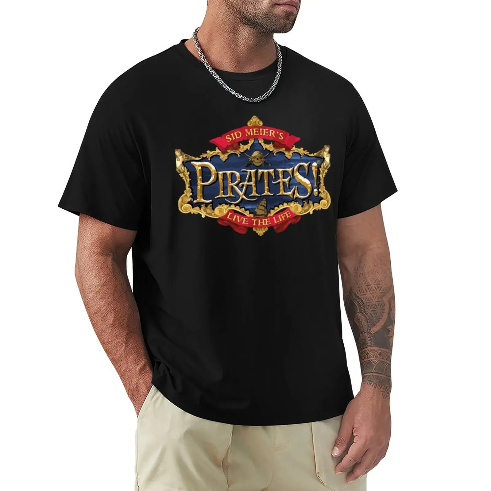 

Sid Meier's Pirates! T-Shirt summer tops funnys for a boy funny t shirts for men