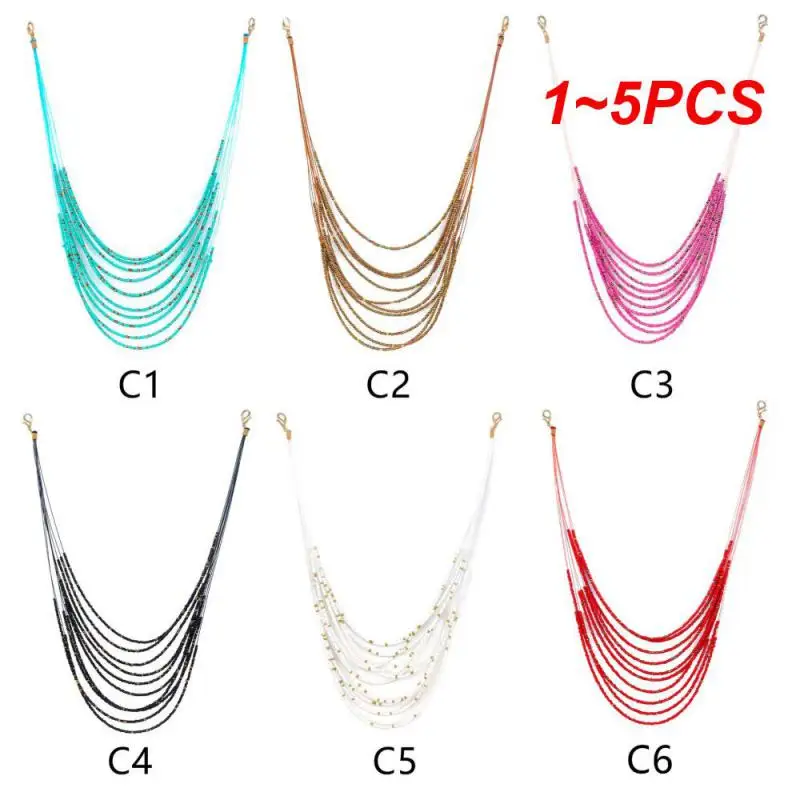 Цепочки для солнцезащитных очков в богемном стиле для мужчин и женщин, аксессуары в этническом стиле, Нескользящие держатели для маски, 1-5 шт.
Цепочки для солнцезащитных очков в богемном стиле для мужчин и женщин, аксессуары в этническом стиле, Нескользящие держатели для маски, 1-5 шт.