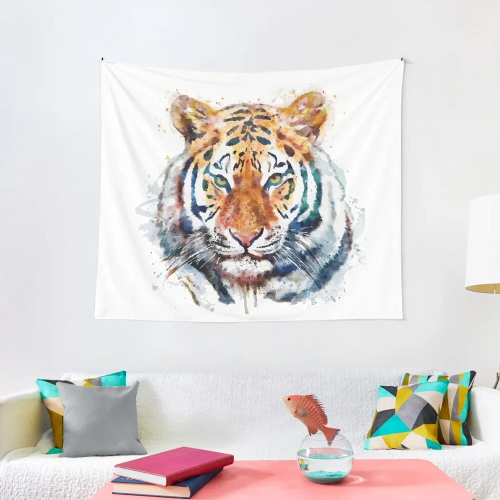 

Tiger Head watercolor Tapestry Wall Hangings Decoration Wall Decor Hanging Carpet On The Wall Tapestry