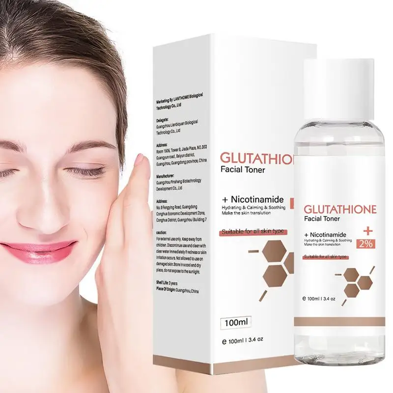 

Glutathione Whitening Serum Fade Black Dark Spots Vitamin C Defects Reduce Facial Oil Brightening Firming face Serum 100ml