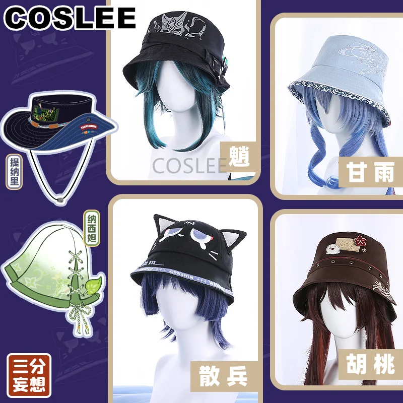 COSLEE Scaramouche/Hu Tao/Ganyu Hat Cosplay Game Genshin Impact Fisherman Hat Anime Surroundings Cute Daily Wear Fashion Item
COSLEE Scaramouche/Hu Tao/Ganyu Hat Cosplay Game Genshin Impact Fisherman Hat Anime Surroundings Cute Daily Wear Fashion Item