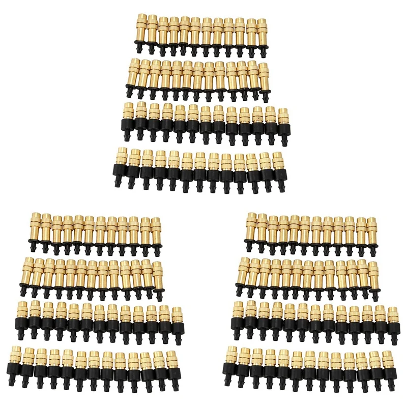 150PCS Adjustable Sprayer Brass Misting Nozzle Atomizing Sprinkler For Mini Drip Garden Watering Irrigation Spray
150PCS Adjustable Sprayer Brass Misting Nozzle Atomizing Sprinkler For Mini Drip Garden Watering Irrigation Spray
