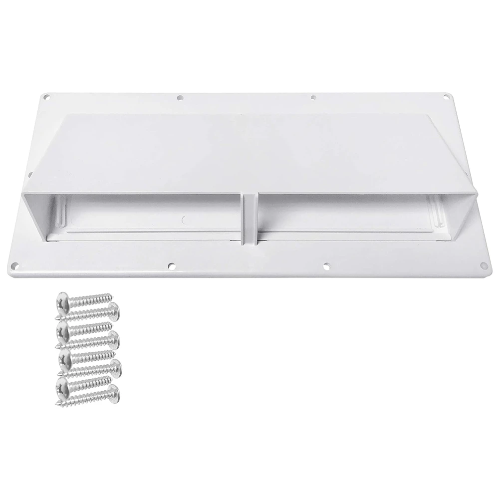 RV Exhaust Vent Cover - RV Range Hood Vent/RV Range Hood Cover/Sidewall Vent w/Locking Flap (White)
RV Exhaust Vent Cover - RV Range Hood Vent/RV Range Hood Cover/Sidewall Vent w/Locking Flap (White)