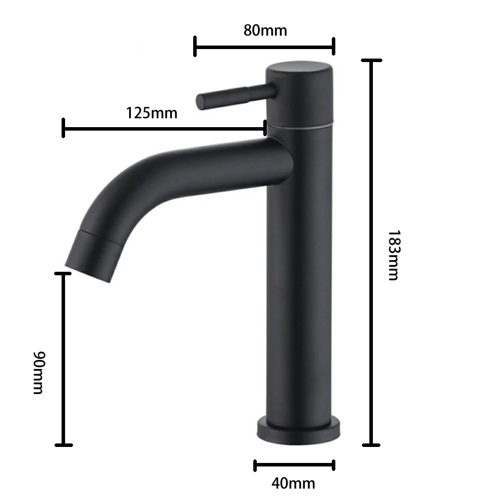 Single Cold Basin Faucet Stainless Steel Bathroom Water Faucet Deck Mounted Basin Sink Water Taps Kitchen Single Hole Tapware
Single Cold Basin Faucet Stainless Steel Bathroom Water Faucet Deck Mounted Basin Sink Water Taps Kitchen Single Hole Tapware