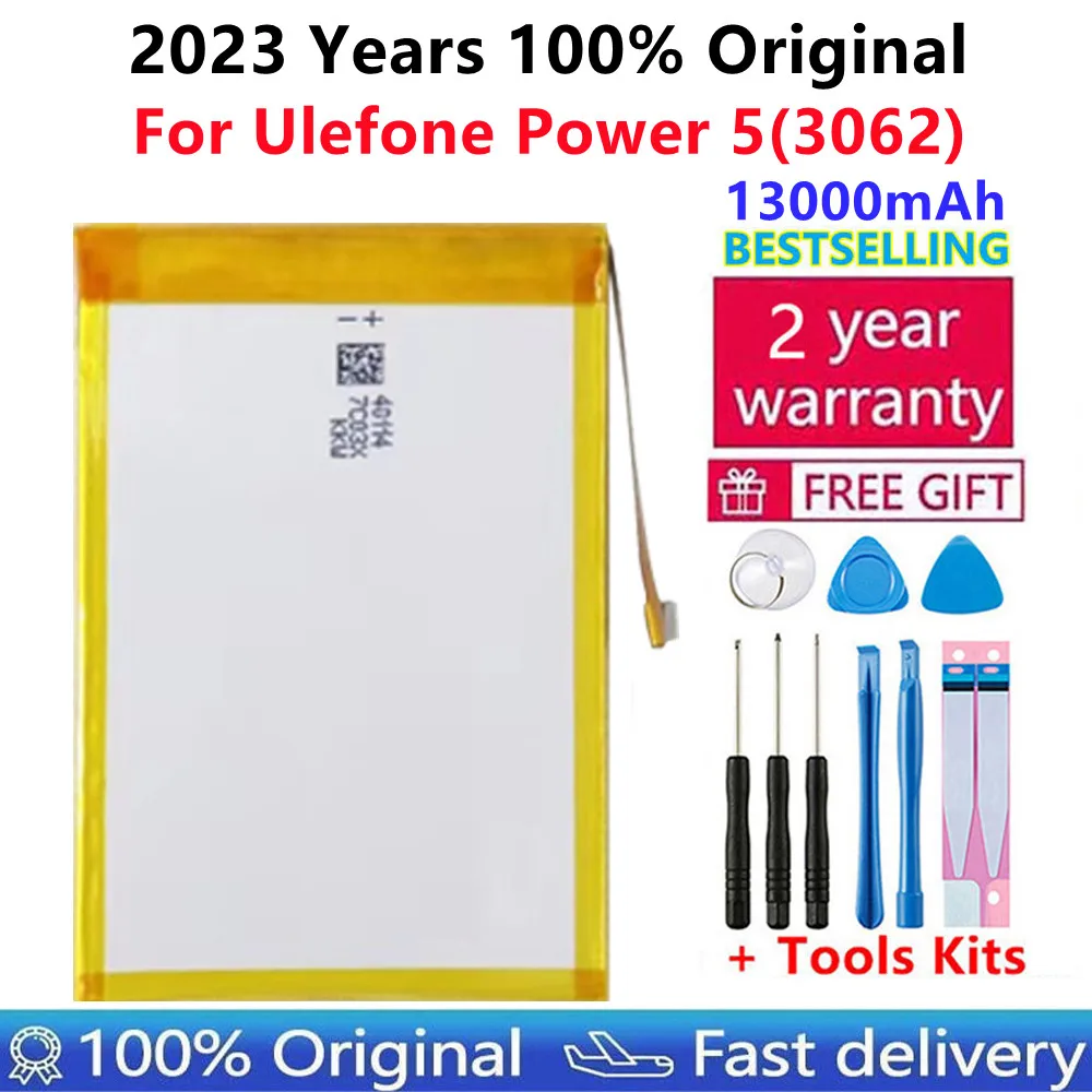 100% Original High Quality Battery Ulefone Power 5 13000mAh 6.0inch MTK6763 6+64G Ulefone Power5 Mobile Phone batteries Bateria
100% Original High Quality Battery Ulefone Power 5 13000mAh 6.0inch MTK6763 6+64G Ulefone Power5 Mobile Phone batteries Bateria
