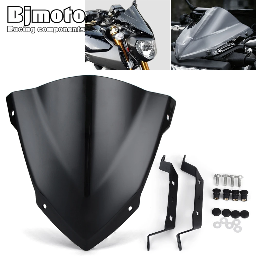 Windshield Windscreen For Yamaha MT09 FZ09 MT-09 FZ-09 MT FZ 09 2014 2015 2016 Airflow Wind Deflector
Windshield Windscreen For Yamaha MT09 FZ09 MT-09 FZ-09 MT FZ 09 2014 2015 2016 Airflow Wind Deflector