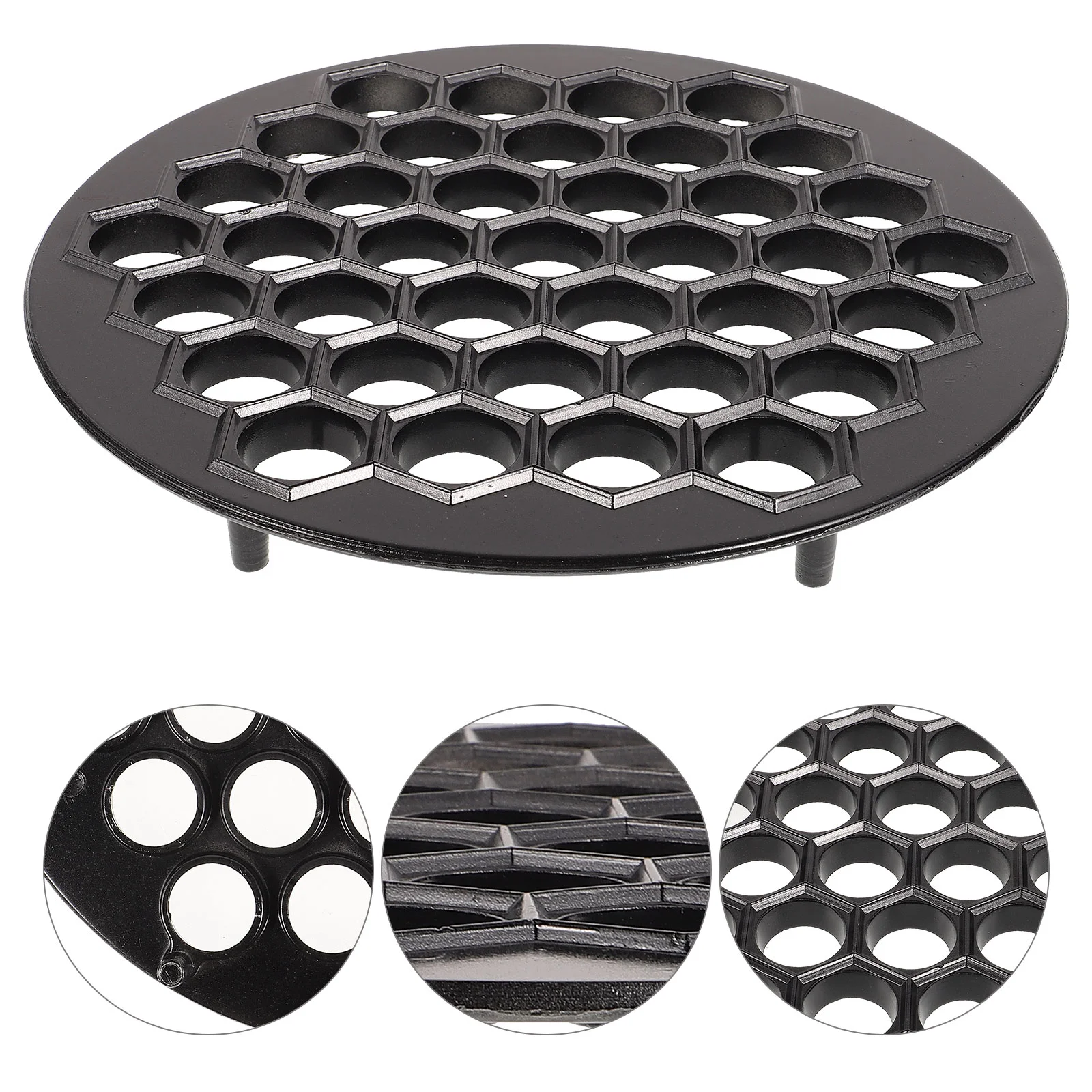 Holes Dumplings Maker Fast Dumplings Press Zinc Alloy Kitchen Accessories for Home Dumpling Pressing Mold Tool(Black)
Holes Dumplings Maker Fast Dumplings Press Zinc Alloy Kitchen Accessories for Home Dumpling Pressing Mold Tool(Black)