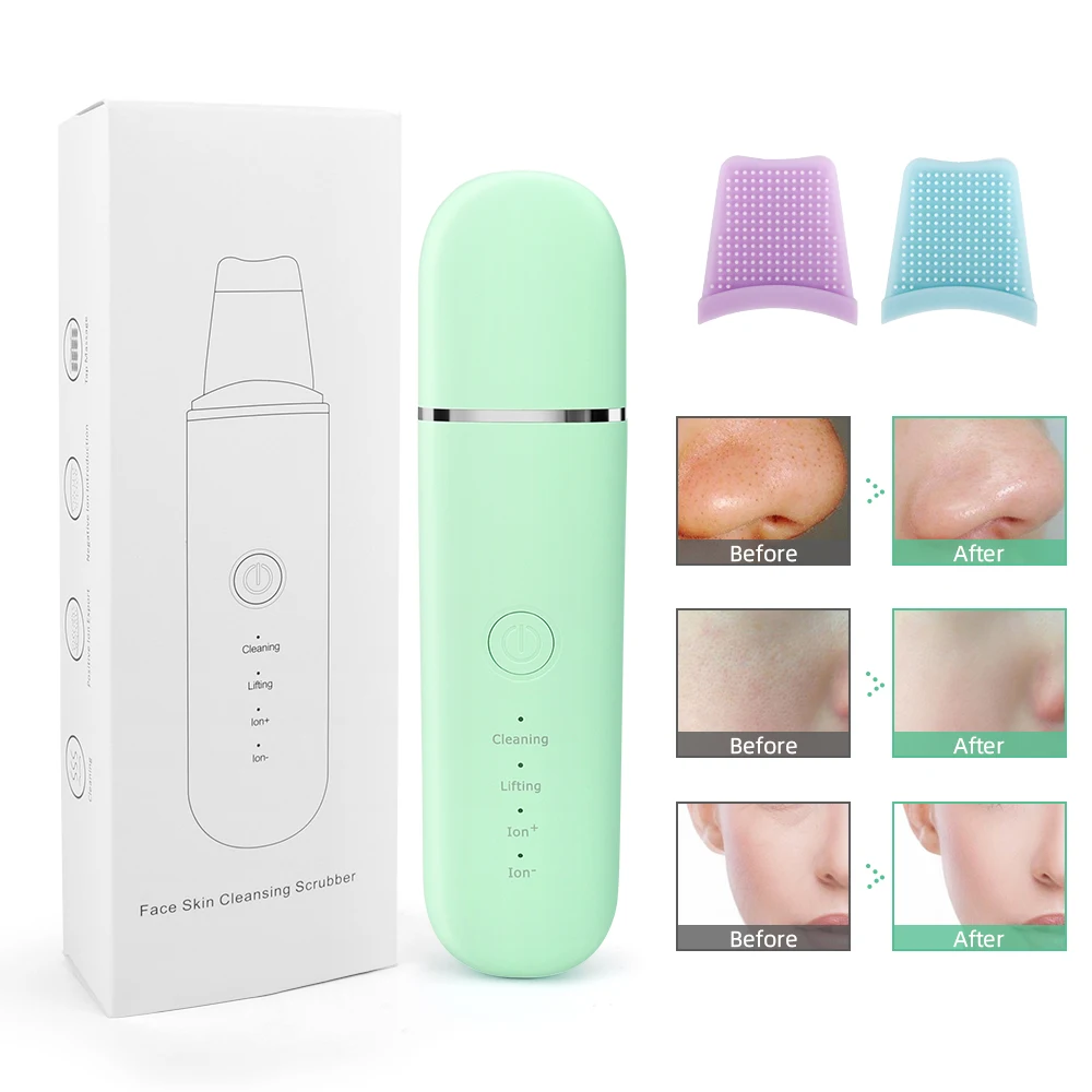 Beauty Ultrasonic Skin Scrubber USB Plug Facial Cleansing Blackhead Remover Face Cleaner Machine Skin Care Acne Massager Tools
Beauty Ultrasonic Skin Scrubber USB Plug Facial Cleansing Blackhead Remover Face Cleaner Machine Skin Care Acne Massager Tools