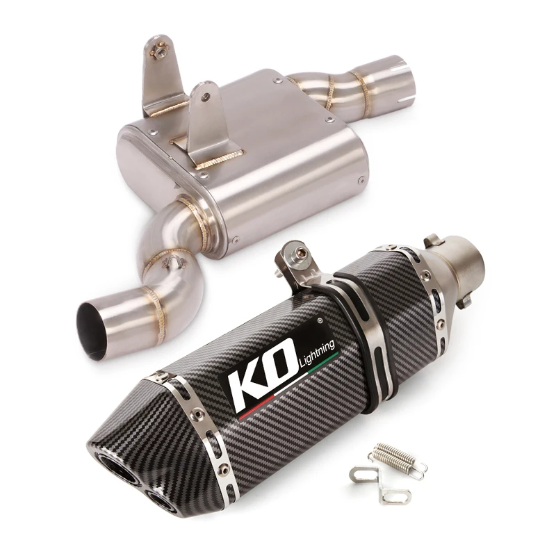 Slip On Motorcycle Exhaust Muffler Mid Link Pipe For CFMOTO CLX-700 2020-2023 Without DB Killer Stainless Steel+All Aluminium
Slip On Motorcycle Exhaust Muffler Mid Link Pipe For CFMOTO CLX-700 2020-2023 Without DB Killer Stainless Steel+All Aluminium