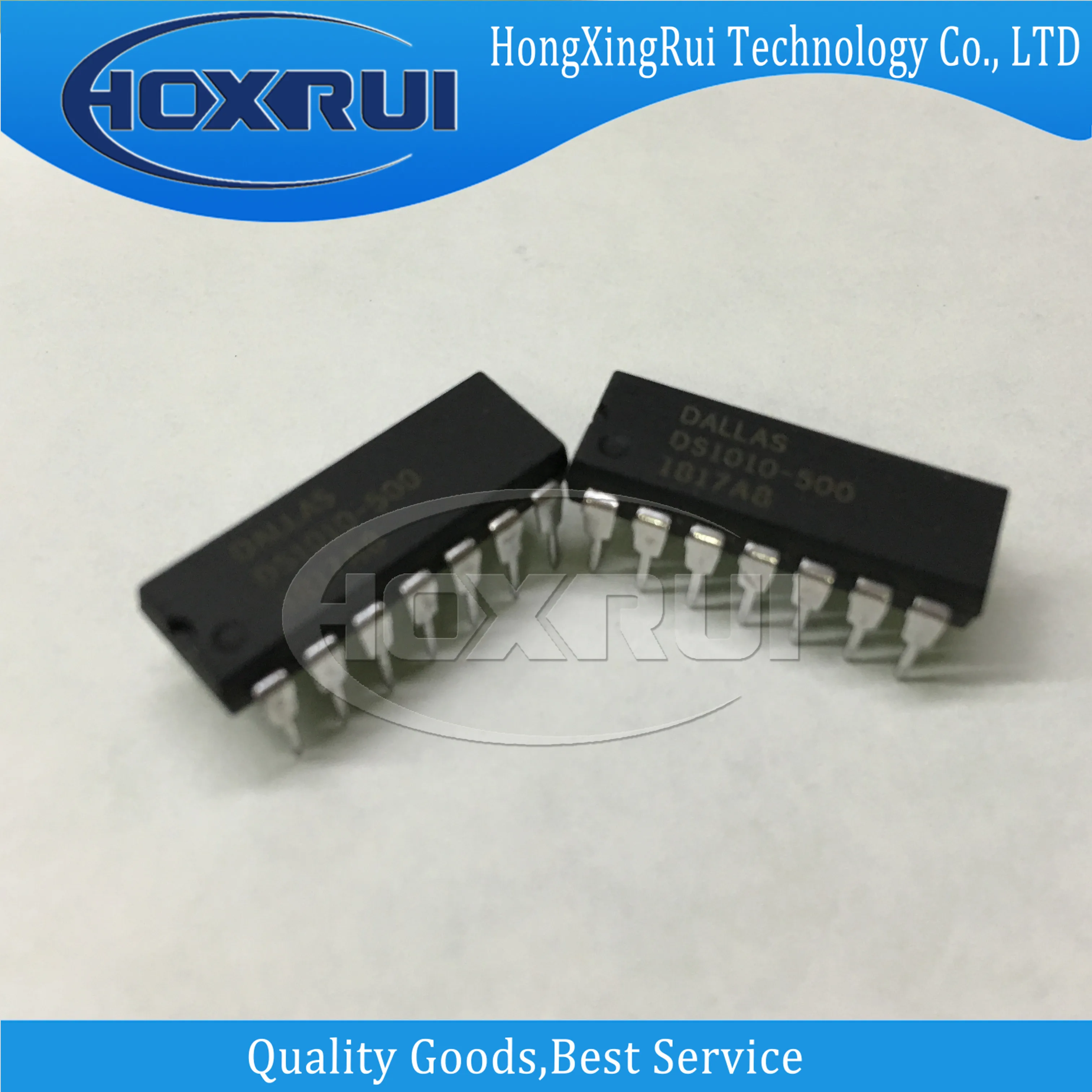 (1 piece),DS1010-500,DIP-14,Active Tapped Delay Line 10 TAP 1IN 50ns ABS 500ns,Delay clock chip
(1 piece),DS1010-500,DIP-14,Active Tapped Delay Line 10 TAP 1IN 50ns ABS 500ns,Delay clock chip