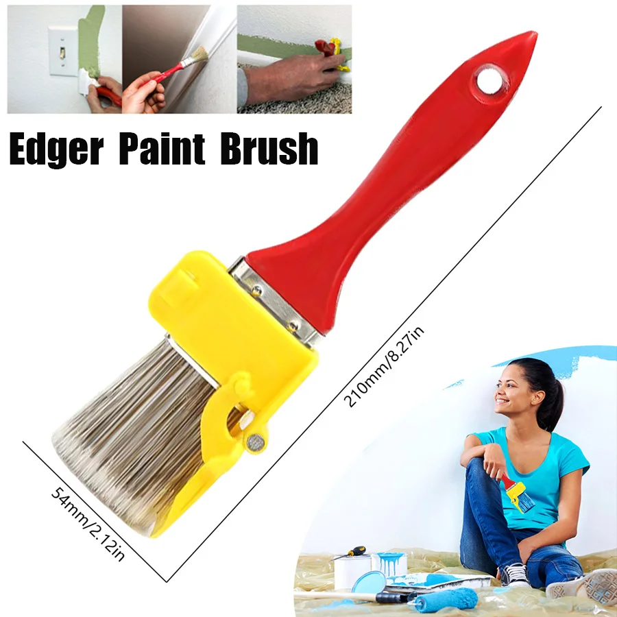 2022 New Paint Edger Roller Brush Clean Cut Professional Edger Paint Brush Edger Brush Tool Multifunction Home Wall Room Detail
2022 New Paint Edger Roller Brush Clean Cut Professional Edger Paint Brush Edger Brush Tool Multifunction Home Wall Room Detail