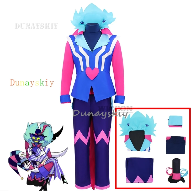 Asmodeus Cosplay Men Costume Hotel Cartoon Helluva Cosplay Boss Roleplay Outfits Tail Strap Hat Male Disguise Hlloween Suit
Asmodeus Cosplay Men Costume Hotel Cartoon Helluva Cosplay Boss Roleplay Outfits Tail Strap Hat Male Disguise Hlloween Suit
