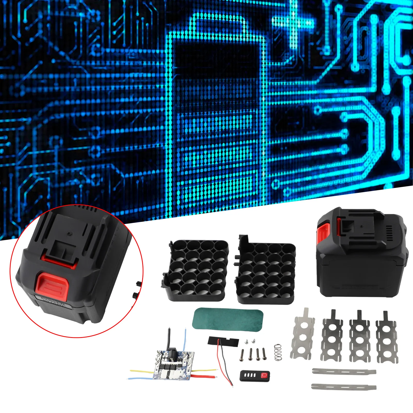 Plastic Battery Case Storage Box Shell PCB Charging Board For Makita Power Tool 10 Cores/15 Cores/20 Cores Battery Plastic Case
Plastic Battery Case Storage Box Shell PCB Charging Board For Makita Power Tool 10 Cores/15 Cores/20 Cores Battery Plastic Case