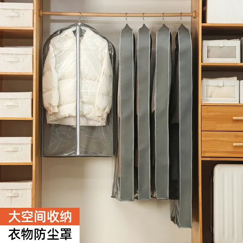 Hanging Garment Bags Clear Suit Bag Lightweight Dust-Proof Clothes Cover Bags with Full Zipper for Closet Storage and Travel
Hanging Garment Bags Clear Suit Bag Lightweight Dust-Proof Clothes Cover Bags with Full Zipper for Closet Storage and Travel
