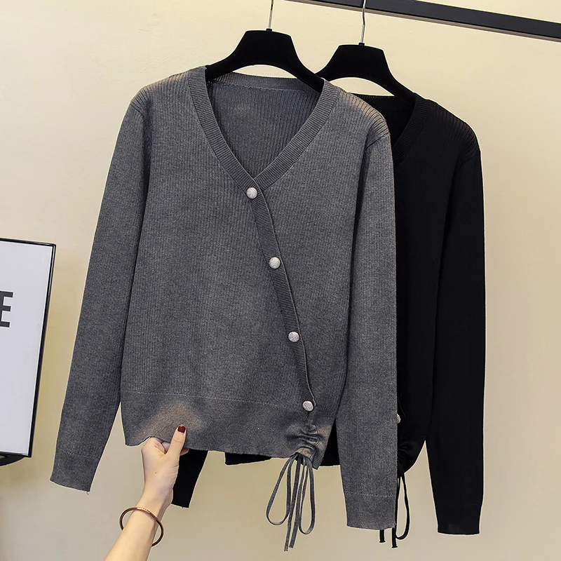 Black Grey V Neck Loose Korean Style Harajuku Spring Autumn Winter Knitted Vintage Pullover Fashion Women'S Sweaters 2022 Female
Black Grey V Neck Loose Korean Style Harajuku Spring Autumn Winter Knitted Vintage Pullover Fashion Women'S Sweaters 2022 Female
