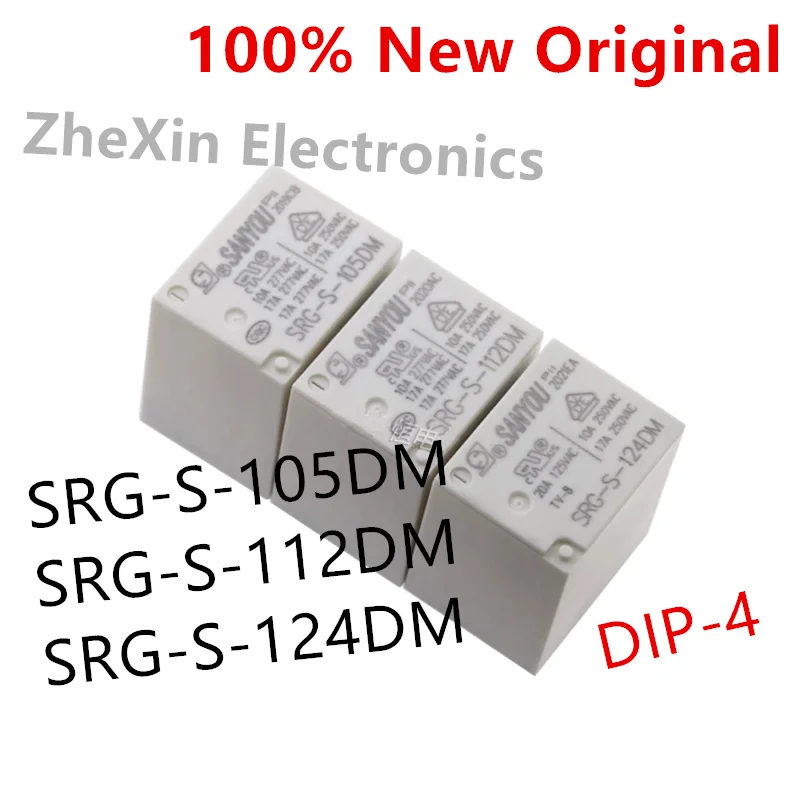 5-10PCS/Lot SRG-S-124DM 、SRG-S-112DM 、SRG-S-105DM DIP-4 New original small power relay
5-10PCS/Lot SRG-S-124DM 、SRG-S-112DM 、SRG-S-105DM DIP-4 New original small power relay
