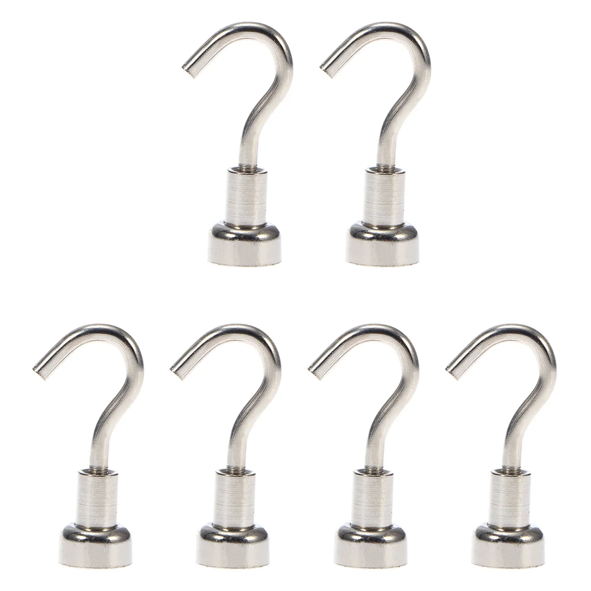 6 Pcs Heavy Duty Strong Magnetic Hooks for Storage and Organization Home Kitchen Accessories (D10)
6 Pcs Heavy Duty Strong Magnetic Hooks for Storage and Organization Home Kitchen Accessories (D10)