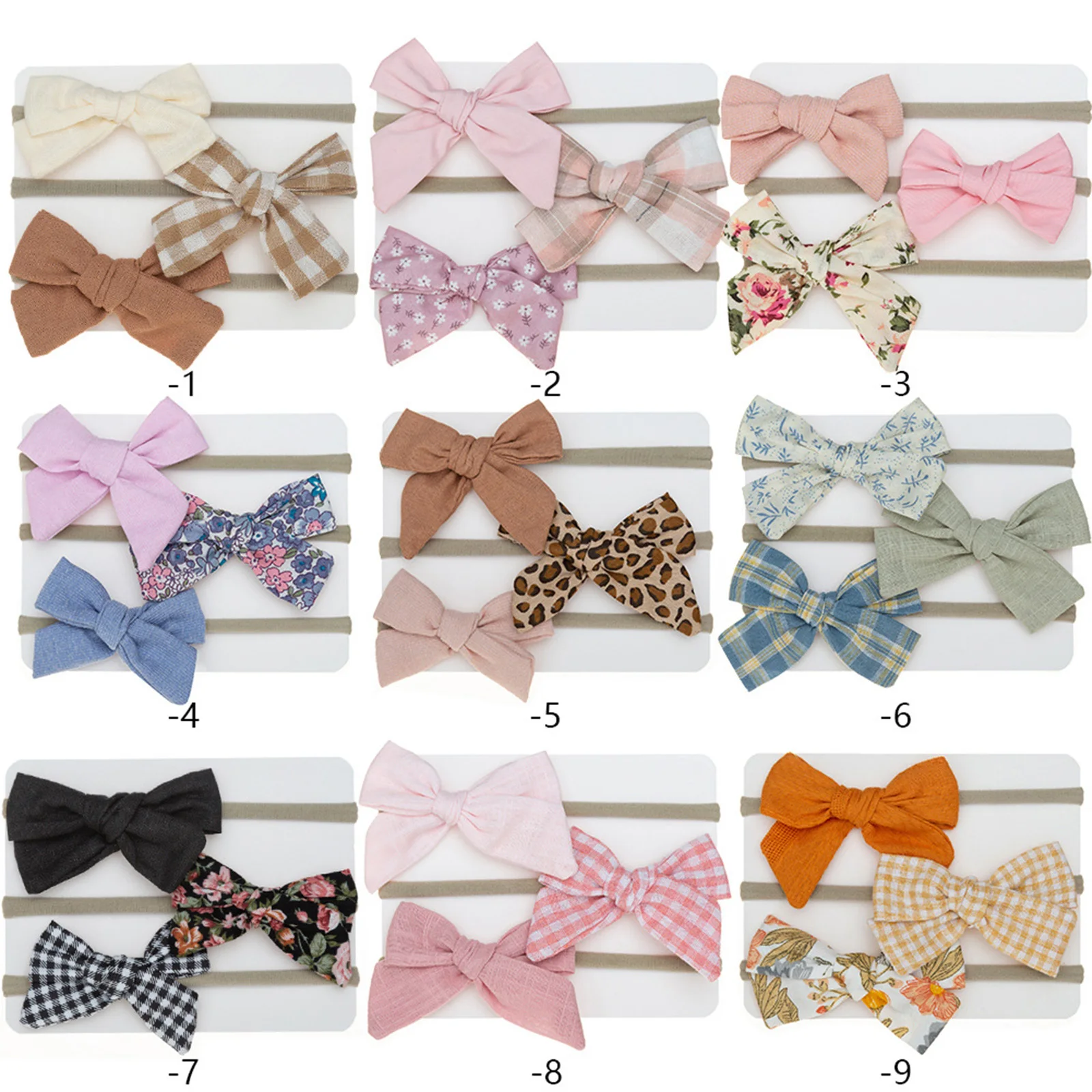 EWODOS Baby Kids Girls 3pcs Baby Hair Bands Sets Kids Headwear Set Soft Elastic Bowknot Photo Props Hair Accessories for Infant
EWODOS Baby Kids Girls 3pcs Baby Hair Bands Sets Kids Headwear Set Soft Elastic Bowknot Photo Props Hair Accessories for Infant