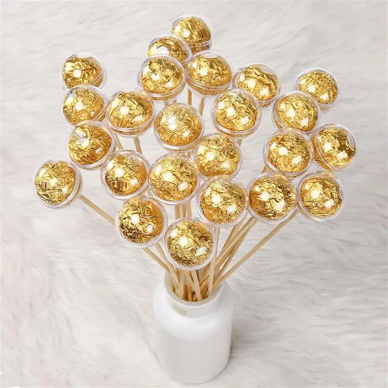 100Pcs DIY Candy Chocolate Flower Racks Holder Transparent Spheres Candy Packaging Balls Bouquet Flower Racks Gatherings
100Pcs DIY Candy Chocolate Flower Racks Holder Transparent Spheres Candy Packaging Balls Bouquet Flower Racks Gatherings
