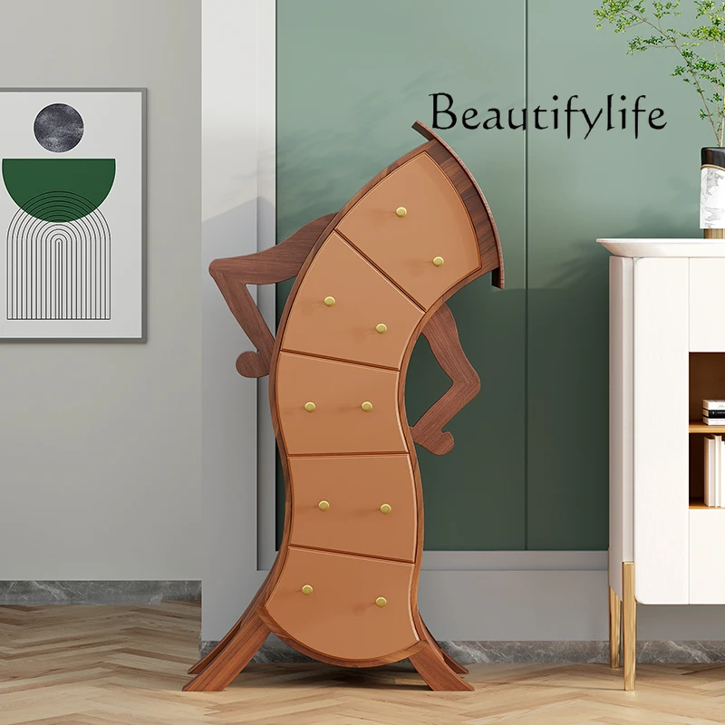 Mild Luxury Retro Bedroom Chest of Drawers Personalized Fork Waist Chest of Drawers TV Living Room Decoration Entrance Cabinet
Mild Luxury Retro Bedroom Chest of Drawers Personalized Fork Waist Chest of Drawers TV Living Room Decoration Entrance Cabinet