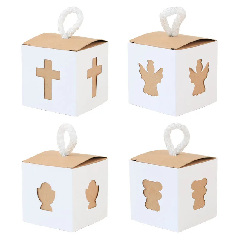 50Pcs Angel Candy Box Angel Cross Gift Box Baby Shower Baptism Birthday First Communion Baptism Easter Wedding Decoration
50Pcs Angel Candy Box Angel Cross Gift Box Baby Shower Baptism Birthday First Communion Baptism Easter Wedding Decoration