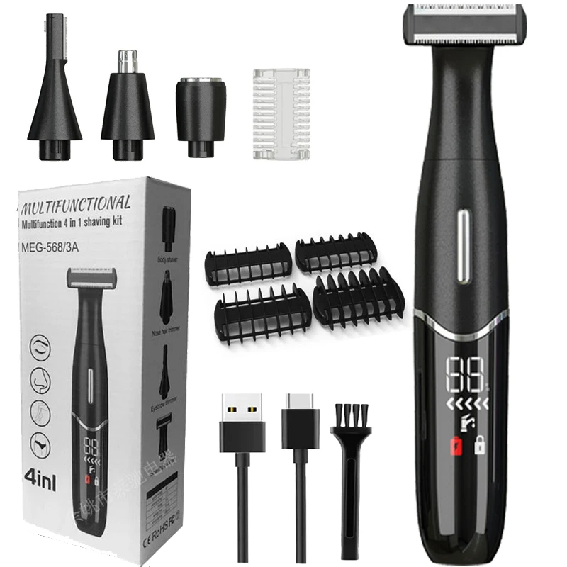 4 in 1 Electric Hair Remover Rechargeable Lady Shaver Nose Hair Trimmer Eyebrow Shaper Leg Armpit Bikini Trimmer Women Epilator
4 in 1 Electric Hair Remover Rechargeable Lady Shaver Nose Hair Trimmer Eyebrow Shaper Leg Armpit Bikini Trimmer Women Epilator