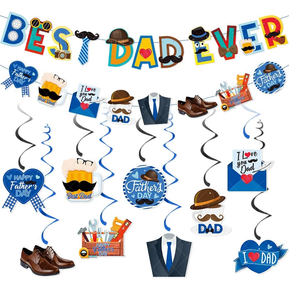 The Best Dad Party Hanging Banners Happy Father's Day Party Decorations Happy Birthday to Father Party Supplies
The Best Dad Party Hanging Banners Happy Father's Day Party Decorations Happy Birthday to Father Party Supplies