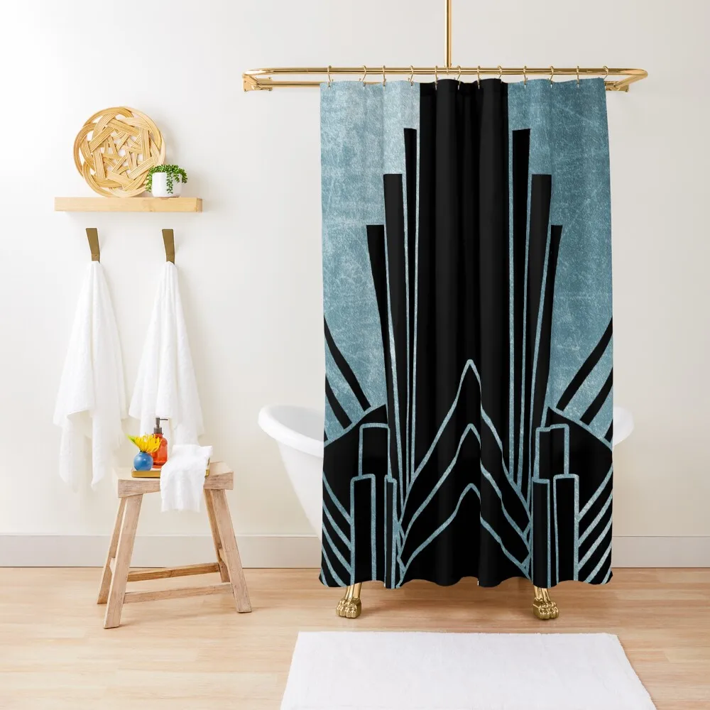 Teal blue art deco design Shower Curtain Bathroom For Shower Shower Waterproof Bathroom Showers Curtain
Teal blue art deco design Shower Curtain Bathroom For Shower Shower Waterproof Bathroom Showers Curtain