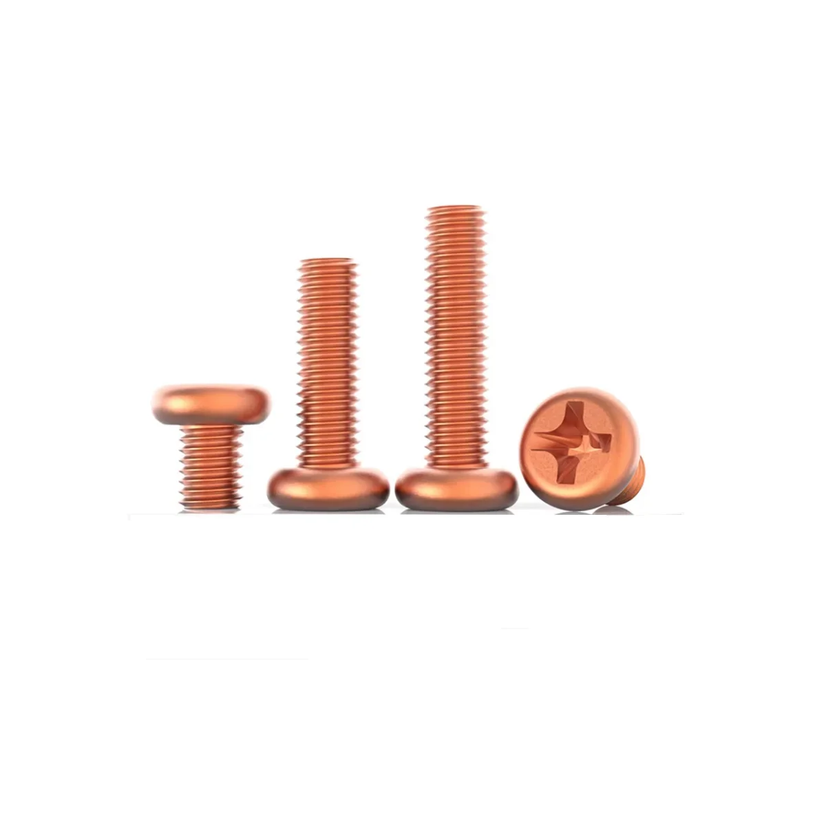 Red Copper American Round Head Phillips Screw / Copper Cross Slot Pan Head Bolt Machine Tooth Screw M2-M6
Red Copper American Round Head Phillips Screw / Copper Cross Slot Pan Head Bolt Machine Tooth Screw M2-M6