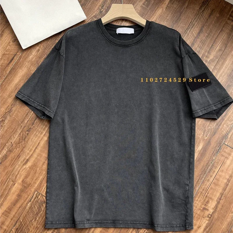 Summer new vintage batik washed armband short-sleeved T-shirt men's and women's pure cotton T-shirt 2023 embroidered T-shirt
Summer new vintage batik washed armband short-sleeved T-shirt men's and women's pure cotton T-shirt 2023 embroidered T-shirt